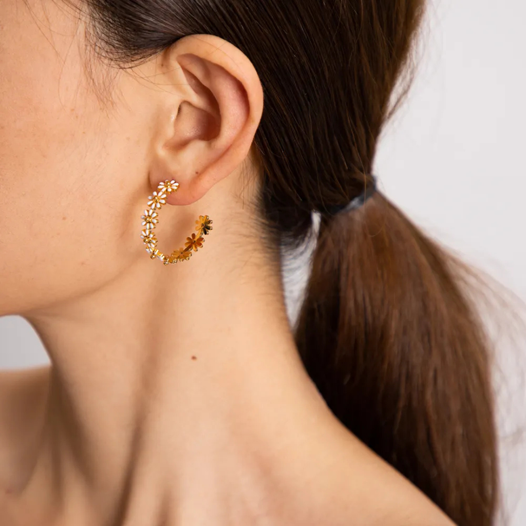 Orecchini Cerchi Margherita